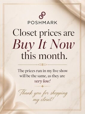 Poshmark Promotional Graphic - Buy It Now